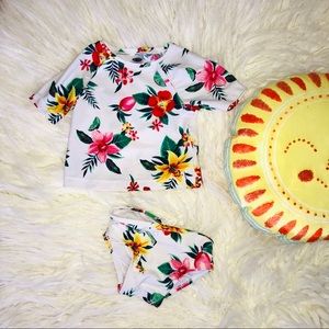 Old Navy swim shirt and bottoms